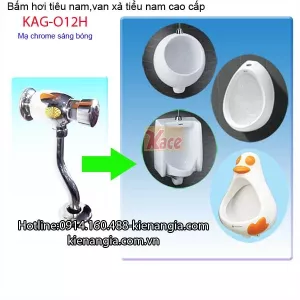 Bấm hơi xả tiểu nam cao cấp KAG-O12H