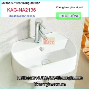 Lavabo treo tường,đặt bàn KAG-NA2136