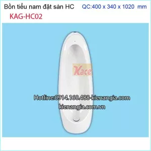 Bệ tiểu nam giá rẻ đặt sàn KAG-HC02