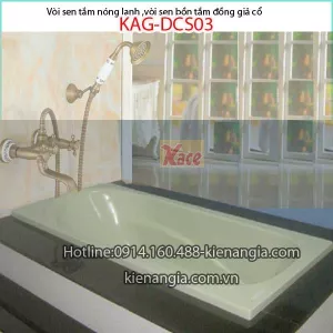 Vòi sen bồn tắm nóng lạnh đồng giả cổ KAG-DSC03