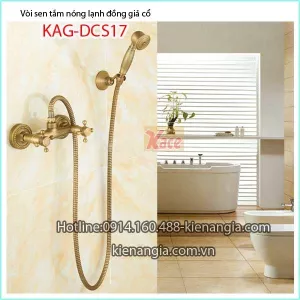 Vòi sen tắm nóng lạnh đồng giả cổ KAG-DSC17