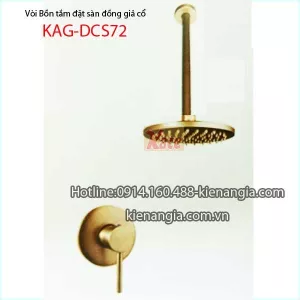 Vòi sen tắm âm tường đồng giả cổ KAG-DSC72