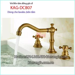 Vòi lavabo,vòi bồn tắm đồng giả cổ KAG-DCB07