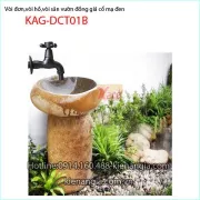 Vòi đơn,vòi xả nước,vòi sân vườn đồng giả cổ mạ đen KAG-DCT01B