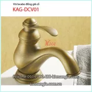 Vòi lavabo đồng giả cổ KAG-DCV01