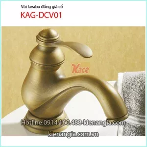 Vòi lavabo đồng giả cổ KAG-DCV01