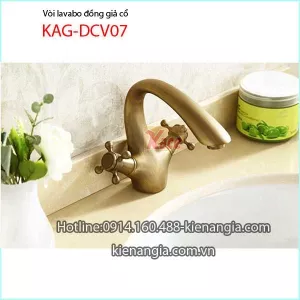 Vòi lavabo đồng giả cổ KAG-DCV07