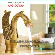 Vòi lavabo đồng giả cổ KAG-DCV09