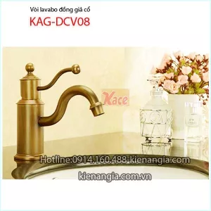 Vòi lavabo đồng giả cổ KAG-DCV08