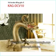 Vòi lavabo đồng giả cổ KAG-DCV10