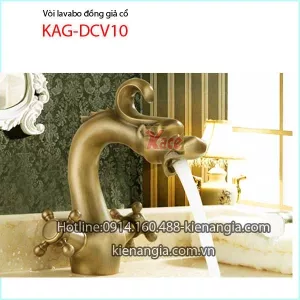 Vòi lavabo đồng giả cổ KAG-DCV10