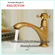 Vòi lavabo đồng giả cổ KAG-DCV109