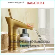 Vòi lavabo đồng giả cổ KAG-LUK514