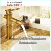 Vòi lavabo đồng giả cổ KAG-LUK716