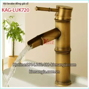 Vòi lavabo đồng giả cổ KAG-LUK720