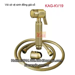 Vòi vệ sinh đồng giả cổ KAG-KV19