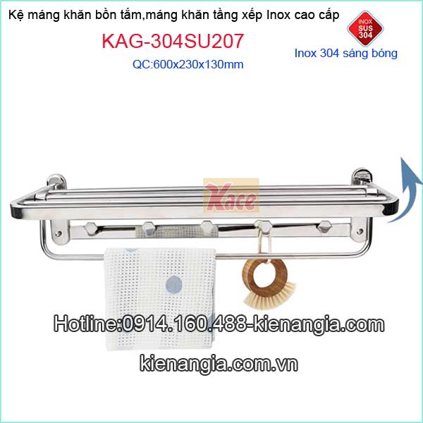 Máng khăn đa năng xếp được Tovashu KAG-304SU207