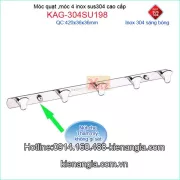 Móc quạt inox sus304,móc 5 Tovashu KAG-304SU198