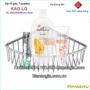 Rổ góc xà phòng 27x27cm TOVASHU KAG-304LG