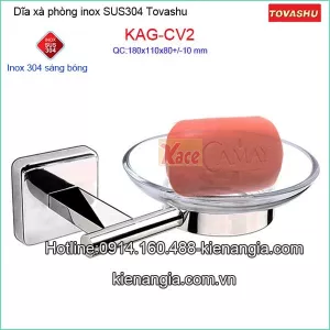 Dĩa xà phòng Tovashu inox 304KAG-CV2
