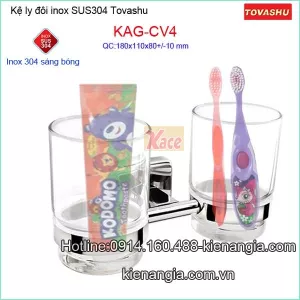 Kệ ly đôi Tovashu KAG-CV4