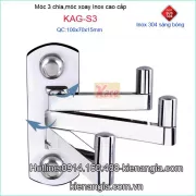 Móc 3 chia tOVASHU ,móc 3 xoay KAG-S3