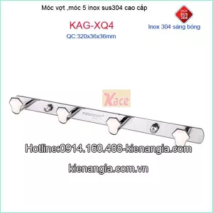 Móc 4 Tovashu,móc vợt sus304 KAG-XQ4
