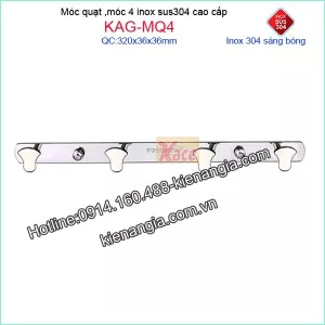 Móc quạt,móc 4 Tovashu inox 304 KAG-MQ4