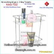 Kệ thẳng 2 tầng Tovashu sus304 KAG-TD2