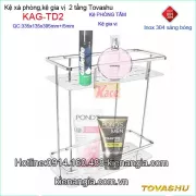 Kệ thẳng 2 tầng Tovashu sus304 KAG-TD2