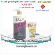 Kệ kiếng góc cường lực Tovashu KAG-GV