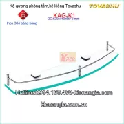 Kệ kính phòng tắm Tovashu cường lực KAG-K1