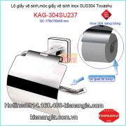 Lô giấy vệ sinh Tovashu inox sus304 KAG-SU237