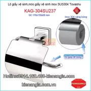 Lô giấy vệ sinh Tovashu inox sus304 KAG-SU237