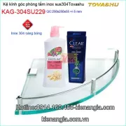 Kệ kiếng góc cường lực Tovashu KAG-SU229