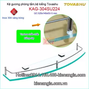 Kệ kiếng cường lực Tovashu KAG-SU224