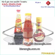 Kệ rổ  góc Tovashu sus304 KAG-304SU249