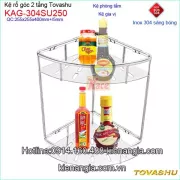 Kệ rổ góc 2 tầng Tovashu KAG-304SU250