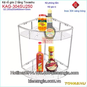 Kệ rổ góc 2 tầng Tovashu KAG-304SU250