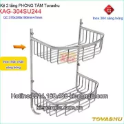 Kệ 2 tầng phòng tắm Tovashu KAG-304SU244