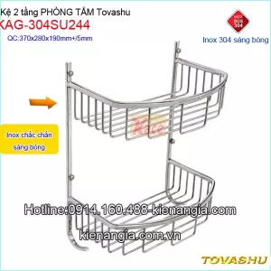 Kệ 2 tầng phòng tắm Tovashu KAG-304SU244