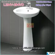 Lavabo treo tường có chân đứng INAX L284V-L284VD