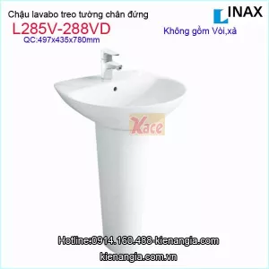 Lavabo treo tường có chân đứng INAX L285V-L288VD