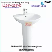 Lavabo treo tường có chân đứng INAX L288V-L288VD