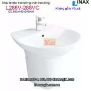 Lavabo treo tường có chân treo INAX L288V-L288VC