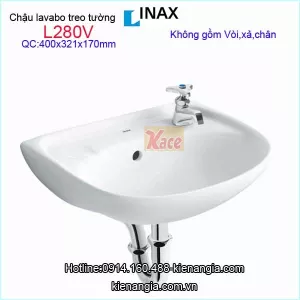 Lavabo nhỏ treo tường INAX L280V