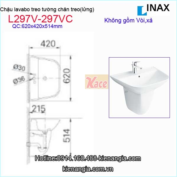 Lavabo-treo-tuong-chan-treo-Inax-L297V-L297VC-1