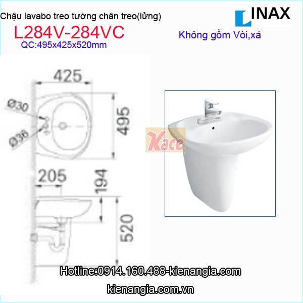 Lavabo-treo-tuong-chan-treo-Inax-L284V-L284VC-1