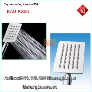 Vòi hoa sen vuông sus 304-KAG-KS56