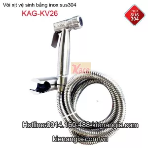 Vòi xịt vệ sinh Inox sus304 KAG-KV26